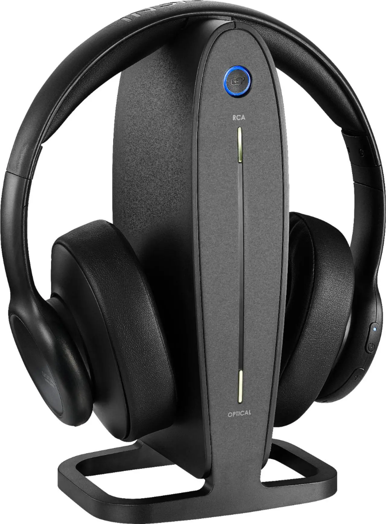 Alt view image 7 of 7 - Insignia - NS-HAWHP2 RF Wireless Over-The-Ear Headphones - Black (NS-HAWHP2)