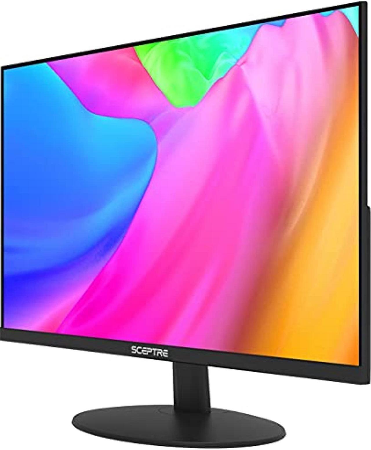 Alt view image 2 of 5 - Sceptre IPS 27" LED Gaming Monitor 1920 x 1080p 75Hz 99% sRGB 320 Lux HDMI x2 VGA Build-in Speakers, FPS-RTS Edgeless Black 2021 (E278W-FPT) (E278W-FPT)