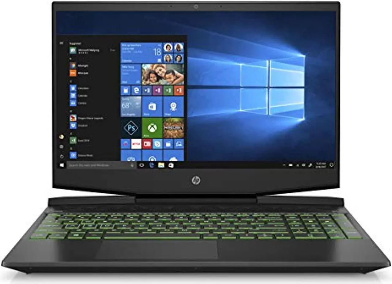 Main image of HP Pavilion Gaming 15-Inch Laptop, Intel Core i5-9300H, NVIDIA GeForce GTX 1650, 12GB RAM, 256GB SSD, Windows 10 (15-dk0041nr, Black) (7KW86UA#ABA)