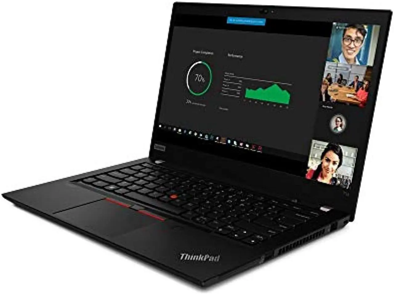 Alt view image 2 of 5 - Lenovo ThinkPad T14 Gen 1 14" FHD (1920x1080) IPS 250nits Anti-Glare Display - Intel Core i5-10210U Processor, 8GB RAM, 128GB PCIe-NVMe SSD, Windows 10 Pro 64-bit