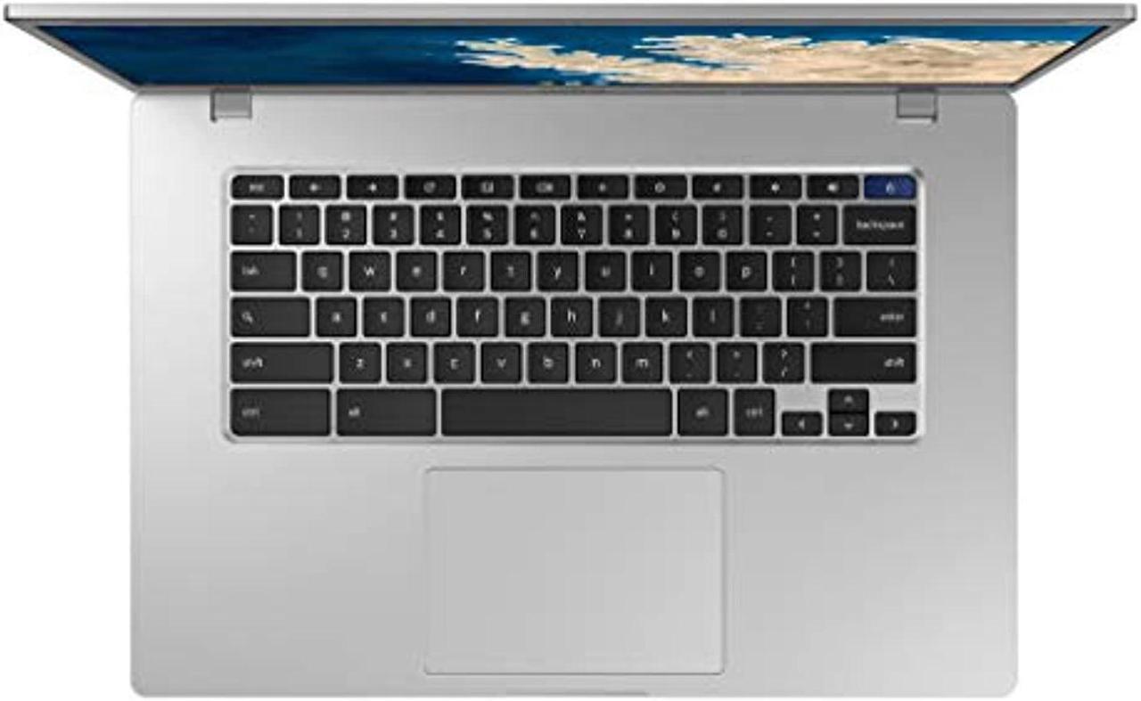 Alt view image 2 of 7 - SAMSUNG Chromebook 4 + Chrome OS 15.6" Full HD Intel Celeron Processor N4000 4GB RAM 64GB eMMC Gigabit Wi-Fi -XE350XBA-K02US (XE350XBA-K02US)