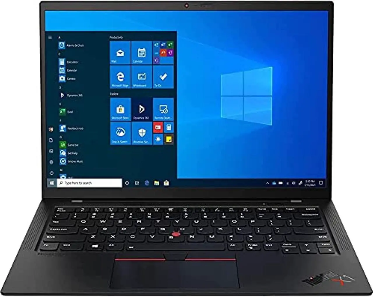 Main image of Latest Lenovo ThinkPad X1 Carbon Gen 9 14" FHD+ Ultrabook IPS, 400 nits,11th gen i7-1165G7, 16GB DDR4, 1TB SSD, Fingerprint Reader, Thunderbolt 4, Win 10 Pro (20XW003GUS), Black