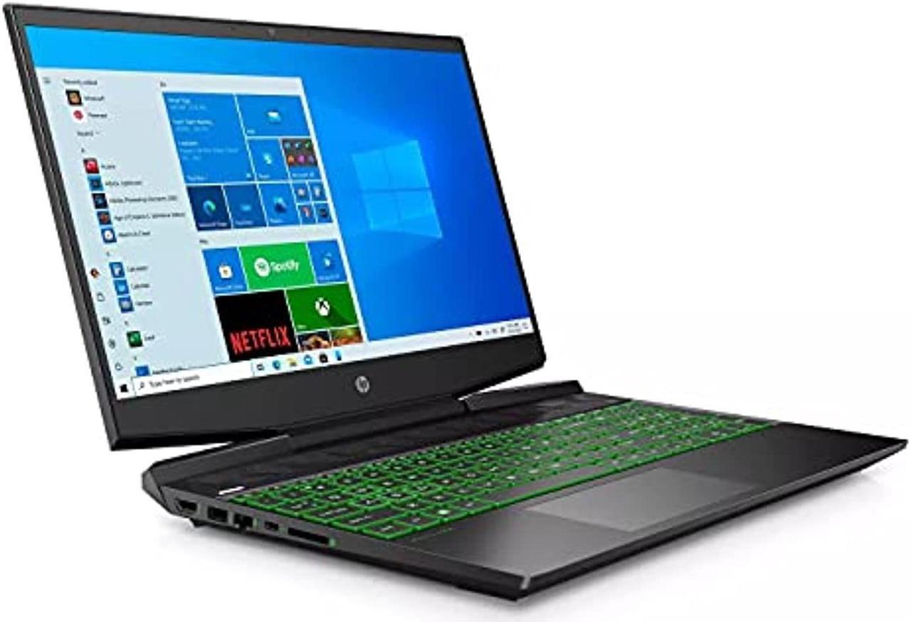 Alt view image 2 of 5 - HP 15-dk1045tg 15.6" Pavilion Gaming Laptop - Intel Core i5-10300H QC, 8GB RAM, 256GB SSD, Nvidia GTX 1650, Backlit KB - Black