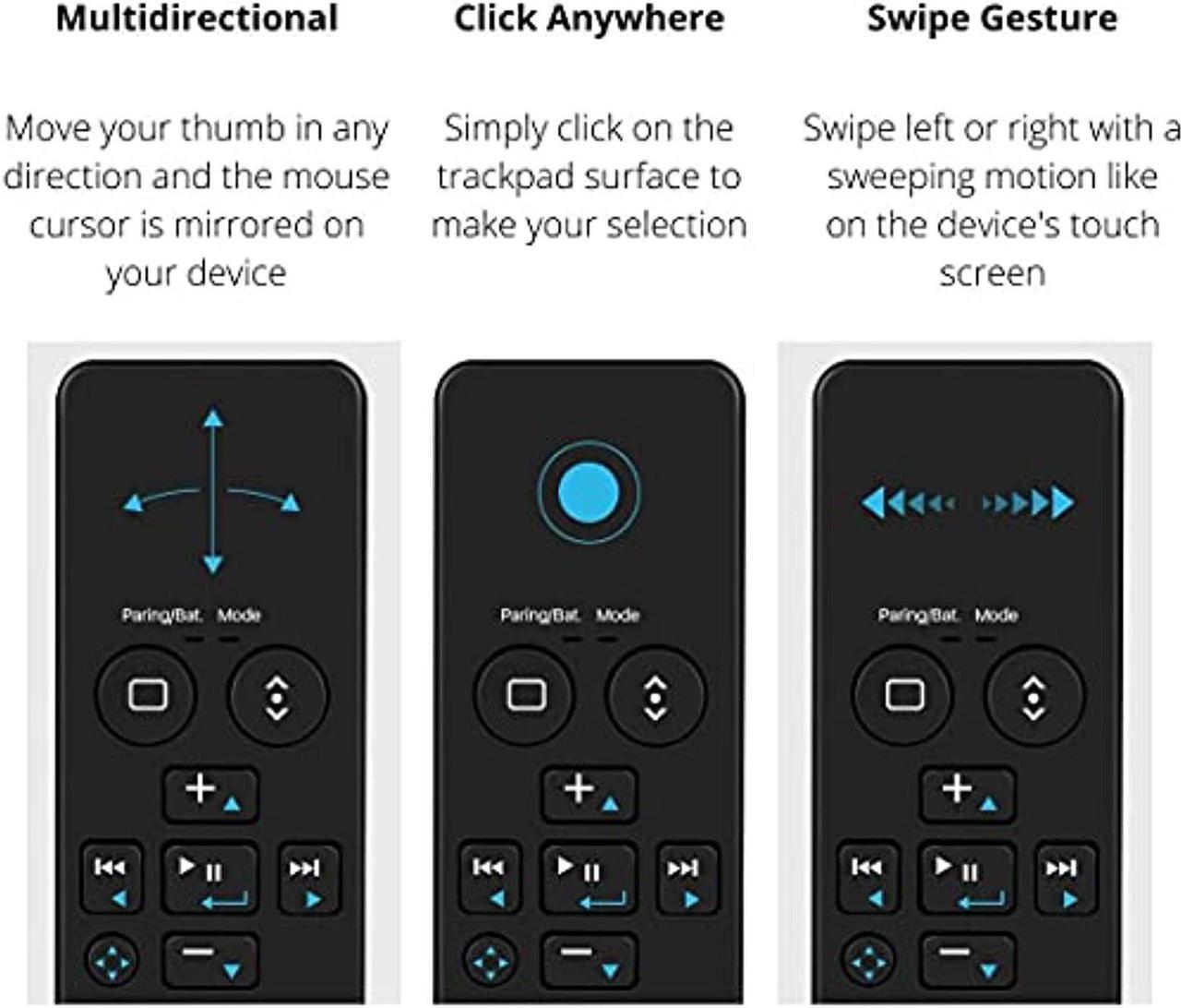 Alt view image 4 of 5 - TNP Bluetooth Remote Control for iPad iPhone - Trackpad Media Presenter for iOS Mac Android Tablet PC - Wireless Camera Shutter, Media Button, Presentation Clicker, iPad Air Pro, MacBook Pro  (BRC200)