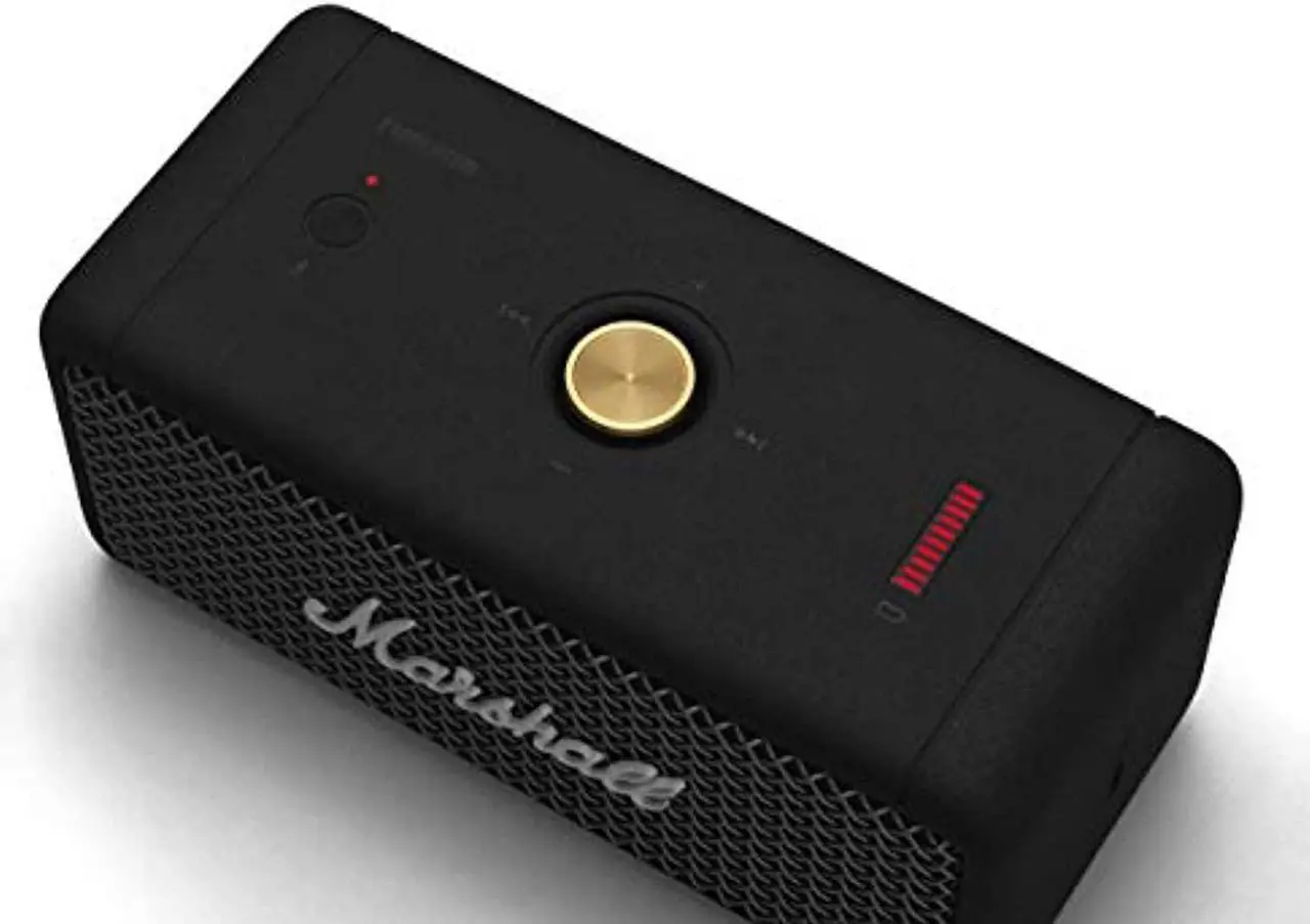 Alt view image 4 of 5 - Marshall Emberton Bluetooth Portable Speaker - Black (1001908)