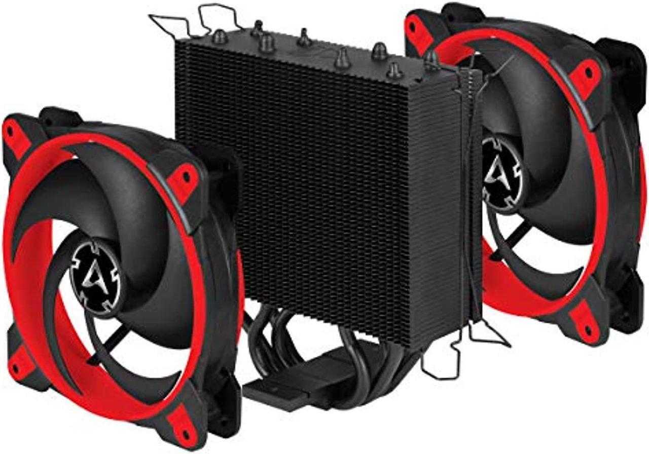 Alt view image 3 of 6 - ARCTIC Freezer 34 eSports DUO - Tower CPU Cooler with BioniX P-Series case fan in push-pull, 120 mm PWM fan, for Intel and AMD socket - Red (ACFRE00060A)