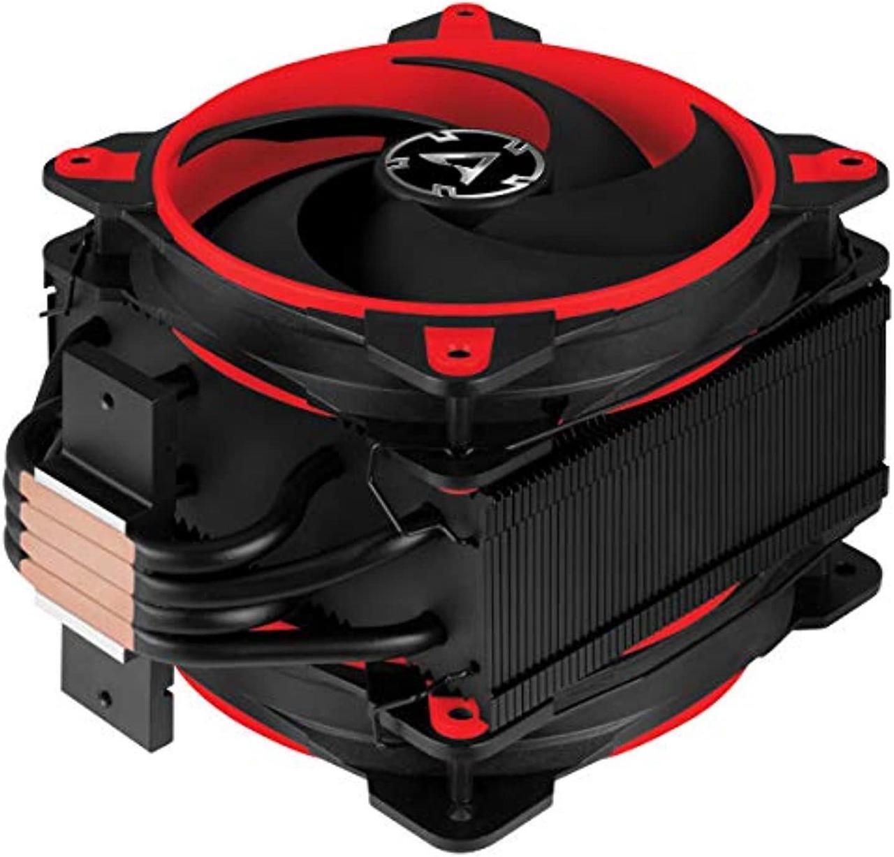 Alt view image 4 of 6 - ARCTIC Freezer 34 eSports DUO - Tower CPU Cooler with BioniX P-Series case fan in push-pull, 120 mm PWM fan, for Intel and AMD socket - Red (ACFRE00060A)