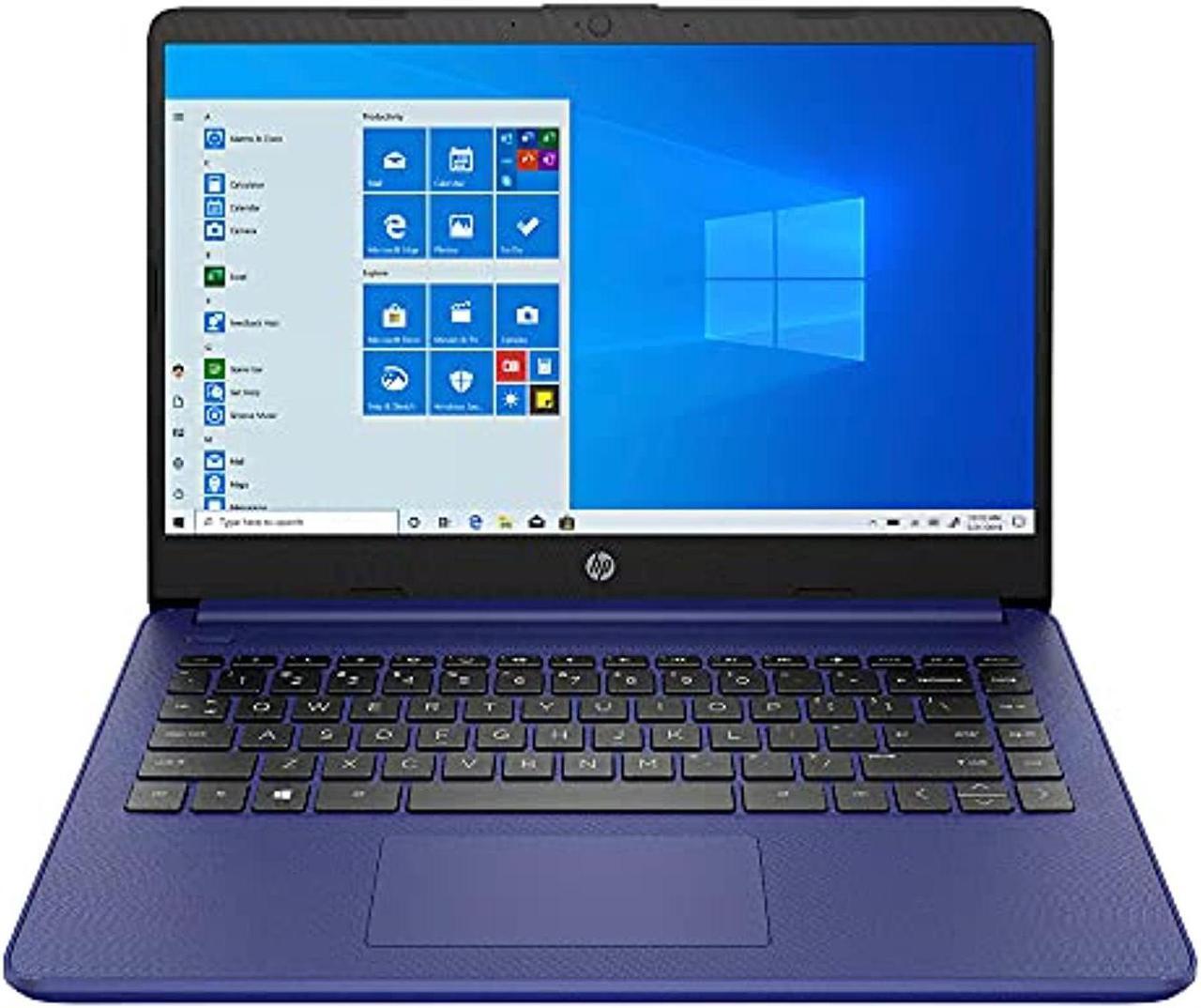 Alt view image 4 of 7 - HP - 14" Laptop - Intel Celeron - 4GB Memory - 64GB eMMC - Indigo Blue (14-DQ0005DX)