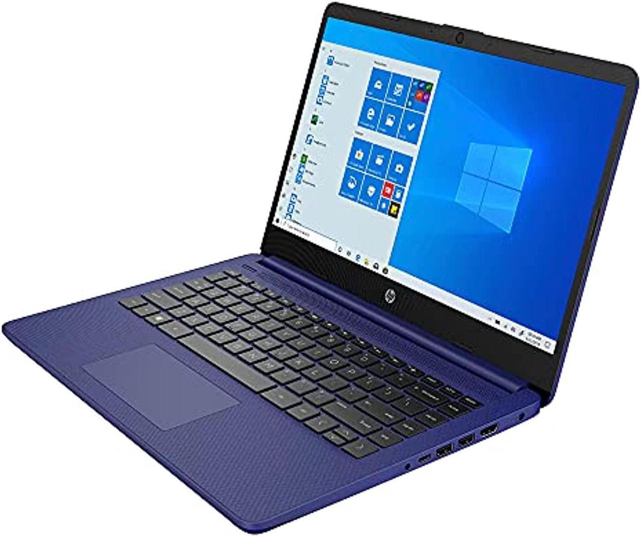 Alt view image 6 of 7 - HP - 14" Laptop - Intel Celeron - 4GB Memory - 64GB eMMC - Indigo Blue (14-DQ0005DX)