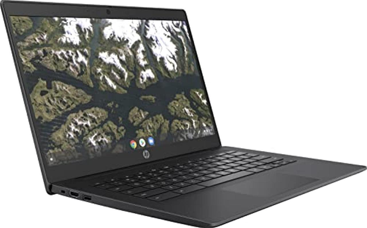 Main image of HP Chromebook 14 FHD Laptop, Dual-core Intel Celeron Processor N3350, 4GB RAM, 64GB eMMC Storage, 14-inch FHD IPS Display, Google Chrome OS, Dual Speakers and Audio by B and O (14-ca064dx, 2 (3T0J1UA)