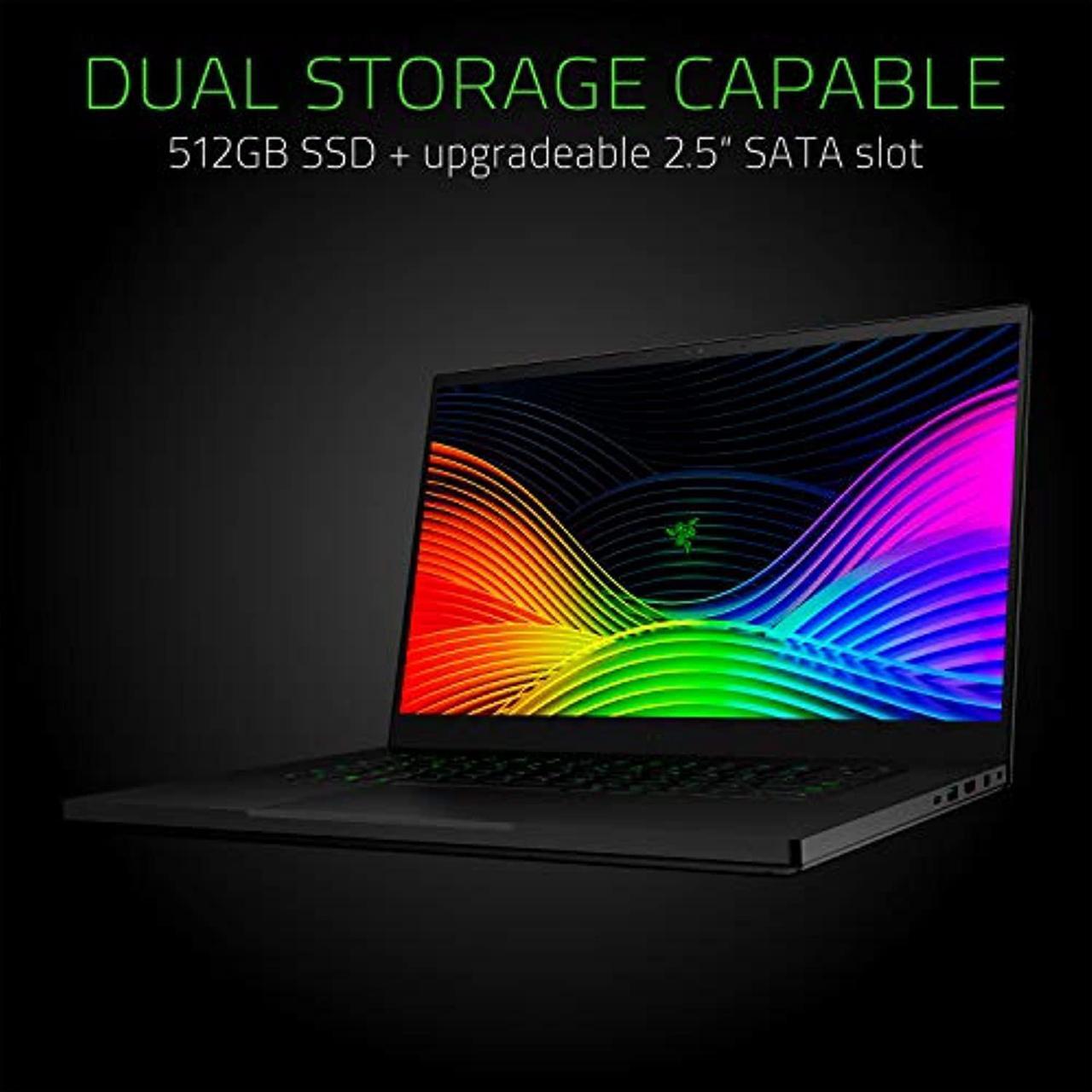 Alt view image 5 of 5 - Razer Blade 15 Gaming Laptop 2019: Intel Core i7-9750H 6 Core, NVIDIA GeForce RTX 2060, 15.6" FHD 1080p 144Hz, 16GB RAM, 512GB SSD, CNC Aluminum, Chroma RGB Lighting, Thunderbolt  (RZ09-03006E92-R3U1)