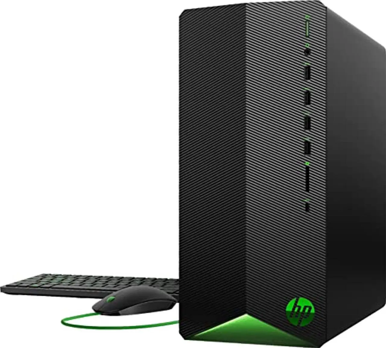 Alt view image 2 of 5 - [Geforce RTX 3060] 2022 HP Pavilion Gaming Desktop PC, 32GB RAM, 1TB SSD+2TB HDD, Intel i5-10400F, Wired Mouse  and  Keyboard, Bluetooth, Wi-Fi, USB Type-C, Display Port, HDMI, Windows 11, Mousepad