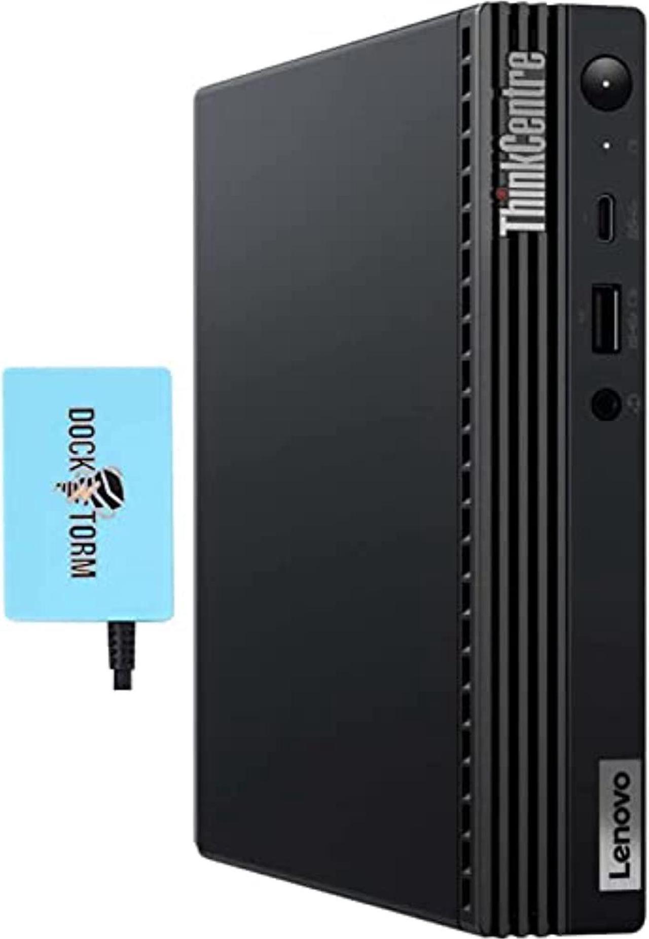 Main image of Lenovo ThinkCentre M70q Home  and  Business Mini Desktop Black (Intel i7-11700T 8-Core, 32GB RAM, 1TB PCIe SSD, Intel UHD 750, WiFi, Bluetooth, 1xHDMI, 2 Display Port (DP), Win 11 Pro) with Hub