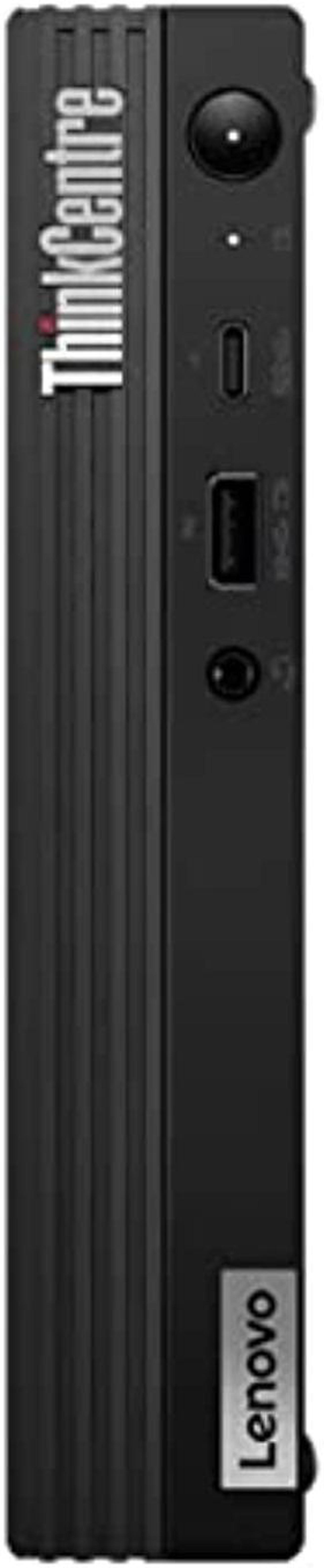 Alt view image 4 of 7 - Lenovo ThinkCentre M70q Home  and  Business Mini Desktop Black (Intel i7-11700T 8-Core, 32GB RAM, 1TB PCIe SSD, Intel UHD 750, WiFi, Bluetooth, 1xHDMI, 2 Display Port (DP), Win 11 Pro) with Hub