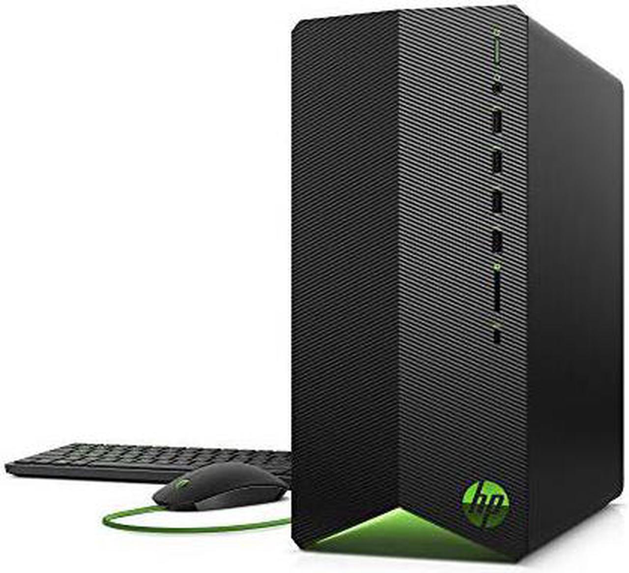 Main image of HP Pavilion Gaming Desktop, AMD Ryzen 5 5600G Processor, AMD Radeon RX 5500, 8 GB RAM, 512 GB SSD, Windows 11 Home (TG01-2130, Shadow Black) (TG01-2130)