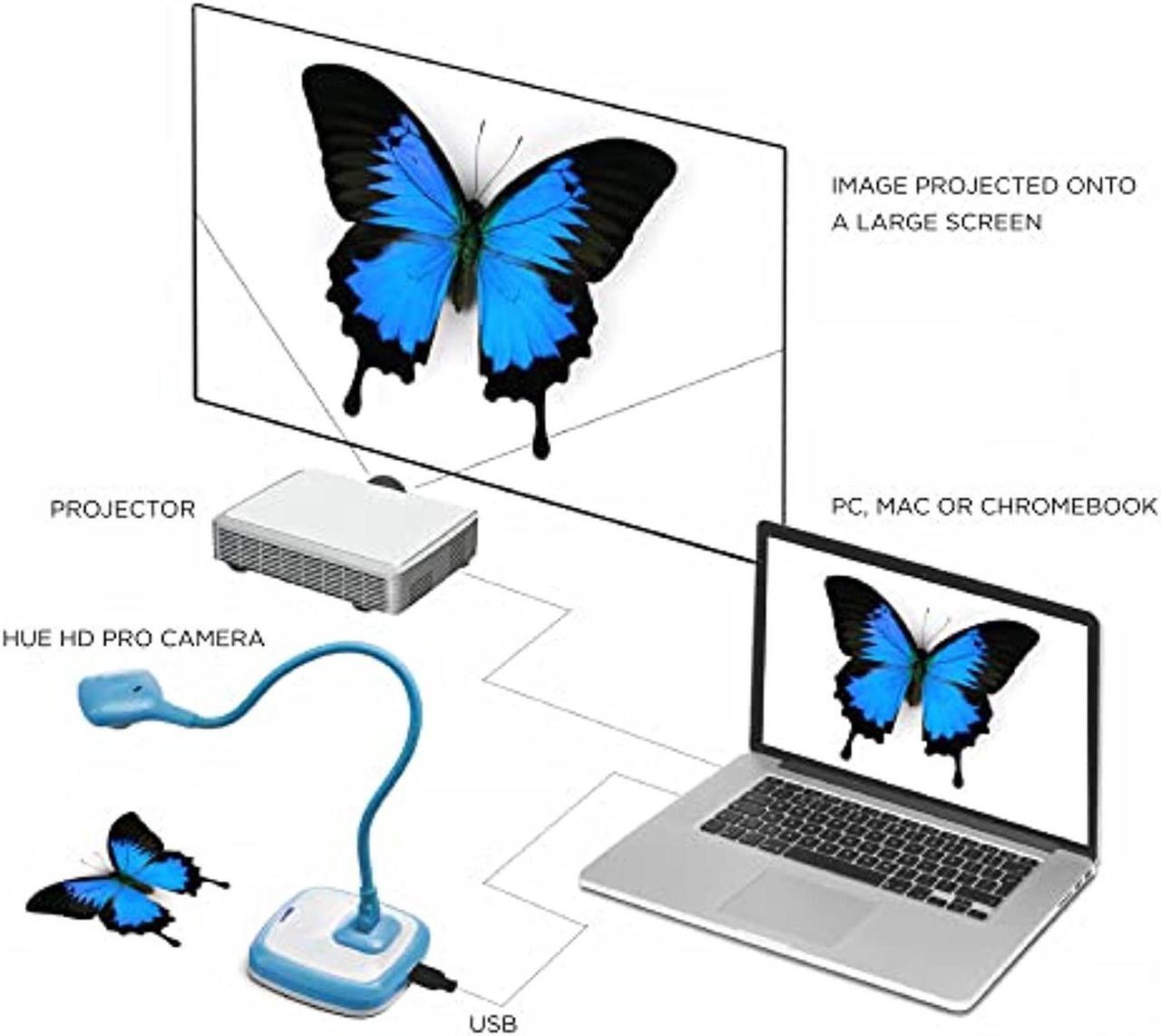 Alt view image 2 of 5 - HUE HD Pro USB Document Camera for Windows, macOS and Chrome OS (Black) (PC0000)
