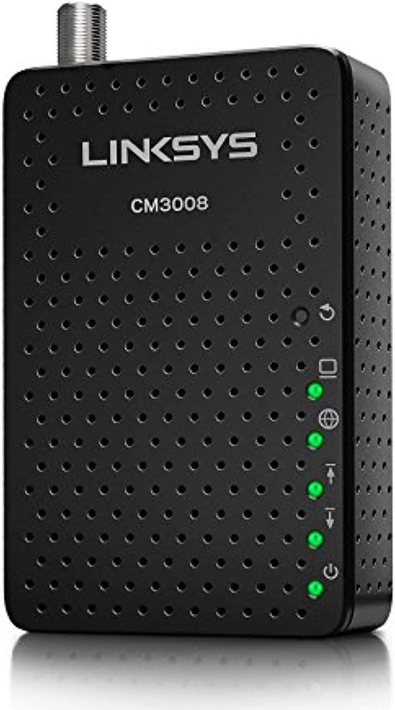 Main image of Linksys DOCSIS 3.0 8x4 Cable Modem Certified with Comcast Xfinity, Spectrum, Cox (CM3008) (CM3008)
