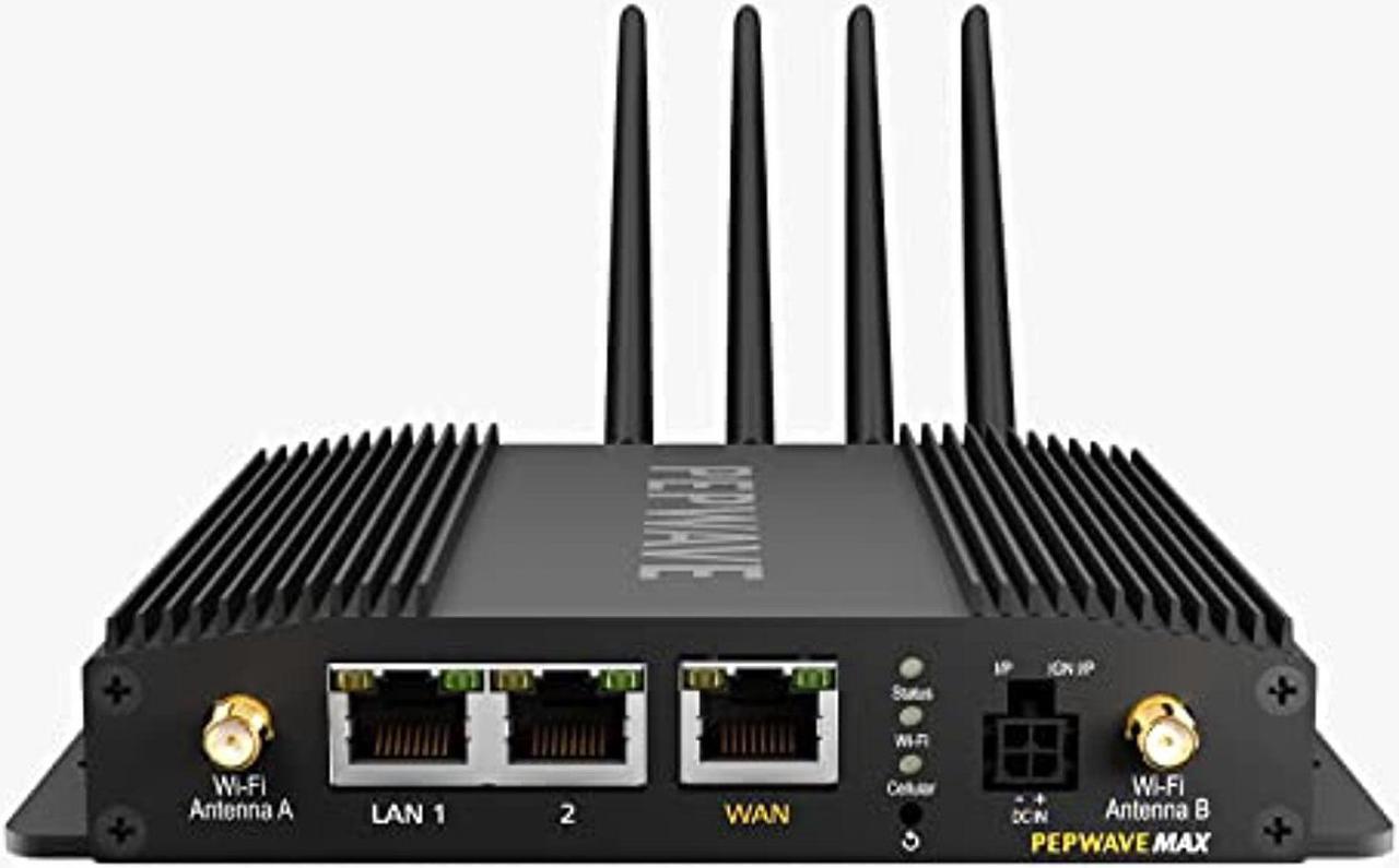 Main image of Peplink MAX BR1 Pro [CAT 20] | LTE-A Pro Modem with Redundant SIM Slots | Wi-Fi 6 | GPS Receiver| Drop-in Mode, Load Balancing/Failover, Ignition Sensing | MAX-BR1-PRO-GLTE-S-T-PRM