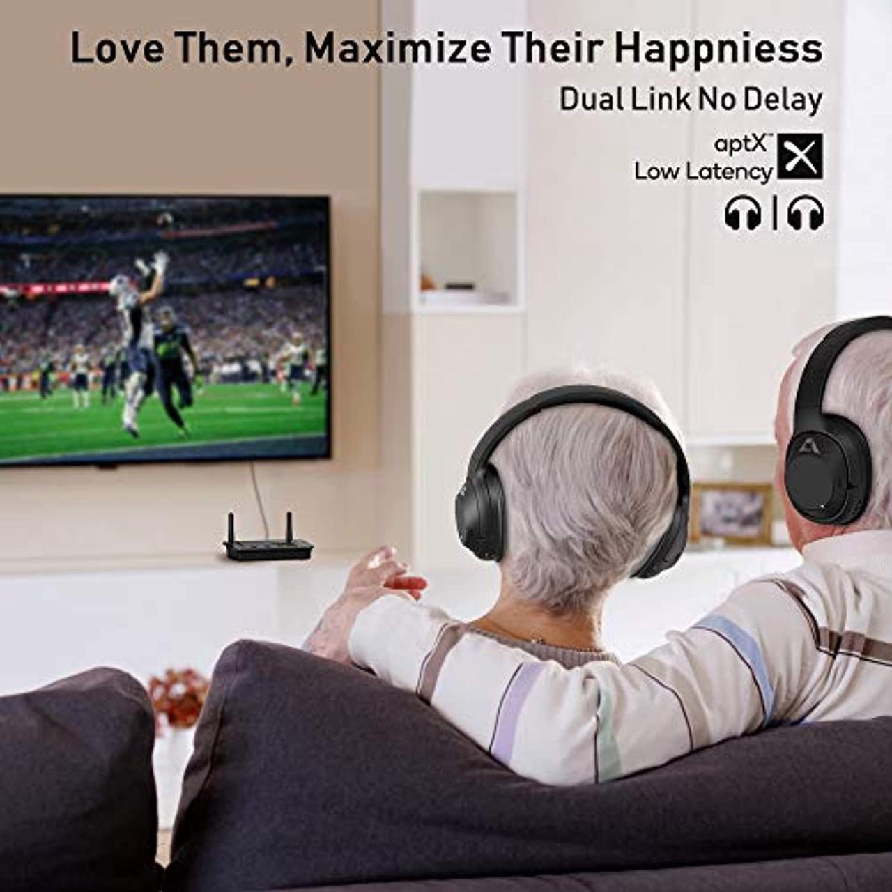 Alt view image 3 of 5 - 1Mii Bluetooth 5.0 Transmitter Receiver for Home Stereo TV, HiFi Wireless Audio Adapter with Audiophile ESS DAC  and  AptX HD/Low Latency, Long Range, Optical RCA AUX 3.5mm Outputs/Inputs