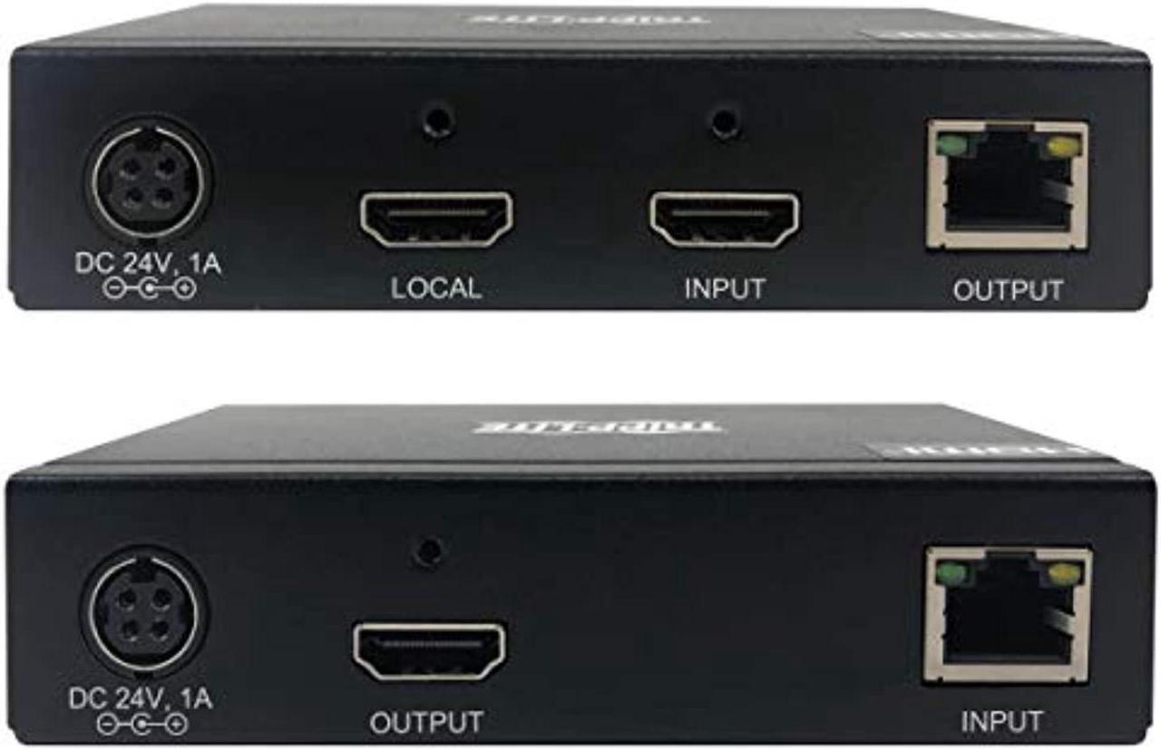 Alt view image 4 of 5 - Tripp Lite HDMI Over Cat6 Extender Kit w KVM Support 4K60Hz USB/IR PoC TAA (B127A-1A1-BHBH) (B127A-1A1-BHBH)
