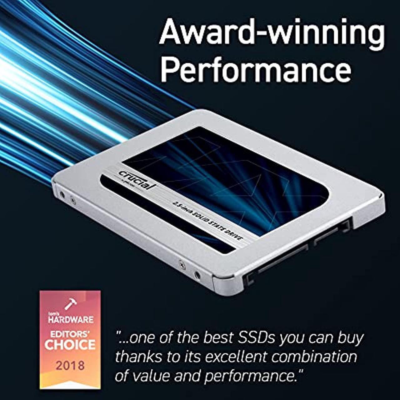 Alt view image 4 of 5 - Crucial MX500 500GB 3D NAND SATA 2.5 Inch Internal SSD, up to 560MB/s - CT500MX500SSD1 (CT500MX500SSD1)