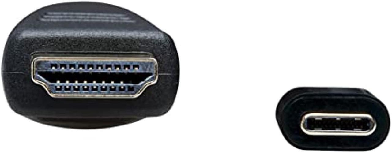 Alt view image 3 of 5 - Tripp Lite USB C to HDMI Cable Adapter (M/Thunderbolt 3 HDMI Cable Adapter, Gen 1, Converter In Middle of Cable, 4K HDMI @ 60 Hz, 4: Black, 6 ft. (U444-006-H4K6BM) (U444-006-H4K6BM)