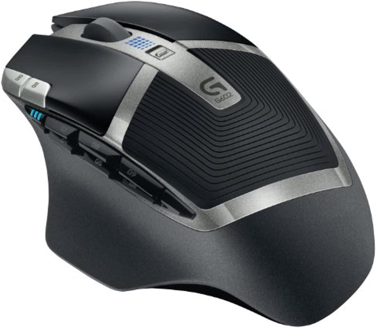 Alt view image 2 of 5 - Logitech G602 Lag-Free Wireless Gaming Mouse - 11 Programmable Buttons, Upto 2500 DPI (910-003820)