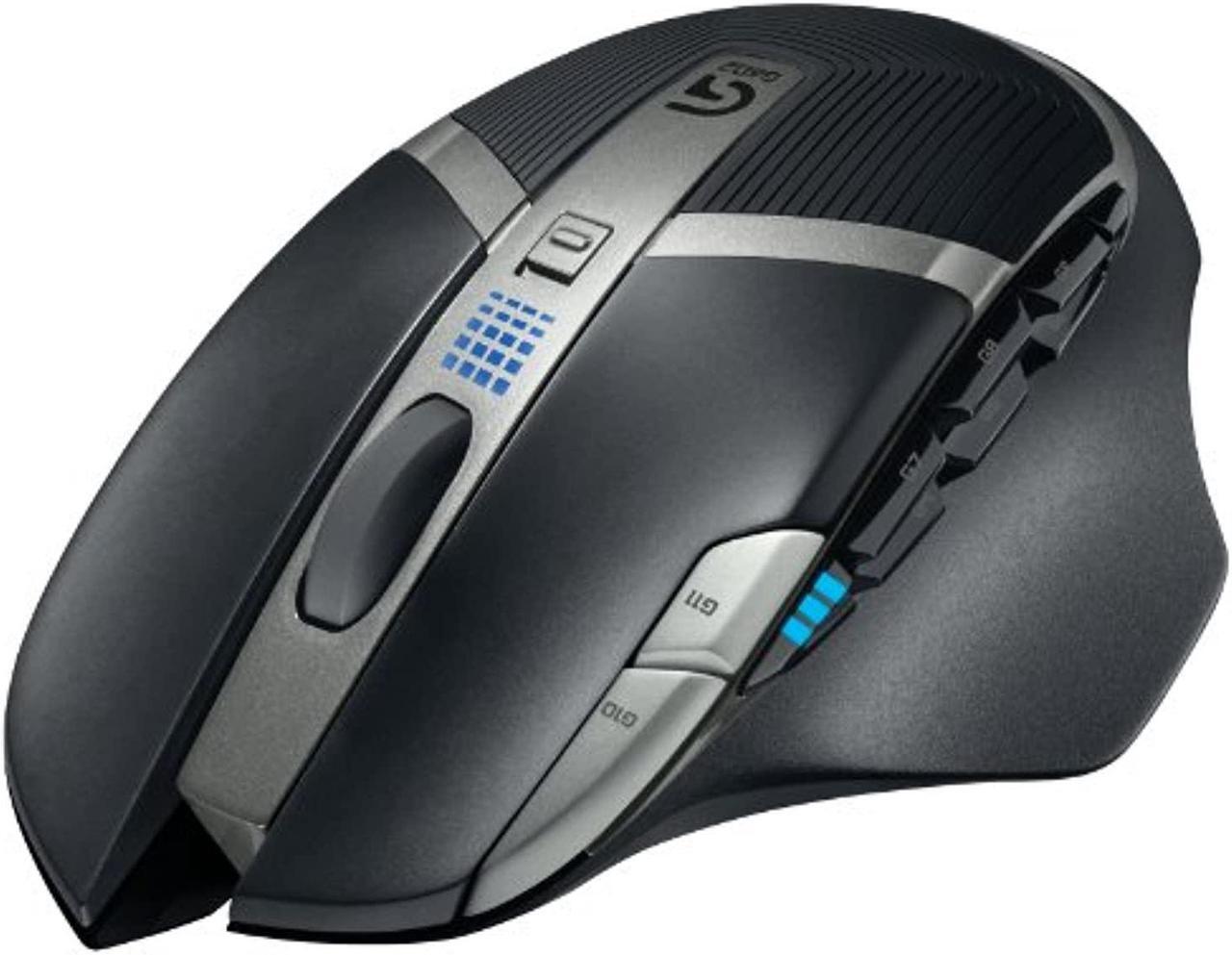 Alt view image 3 of 5 - Logitech G602 Lag-Free Wireless Gaming Mouse - 11 Programmable Buttons, Upto 2500 DPI (910-003820)