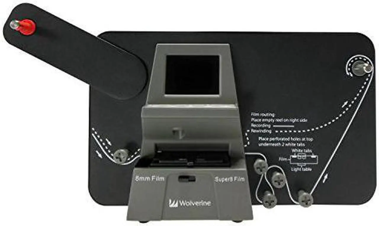 Main image of Wolverine 8mm  and  Super 8 Reels to Digital MovieMaker Pro Film Digitizer, Film Scanner, 8mm Film Scanner, Black (MM100PRO) (MM100PRO)
