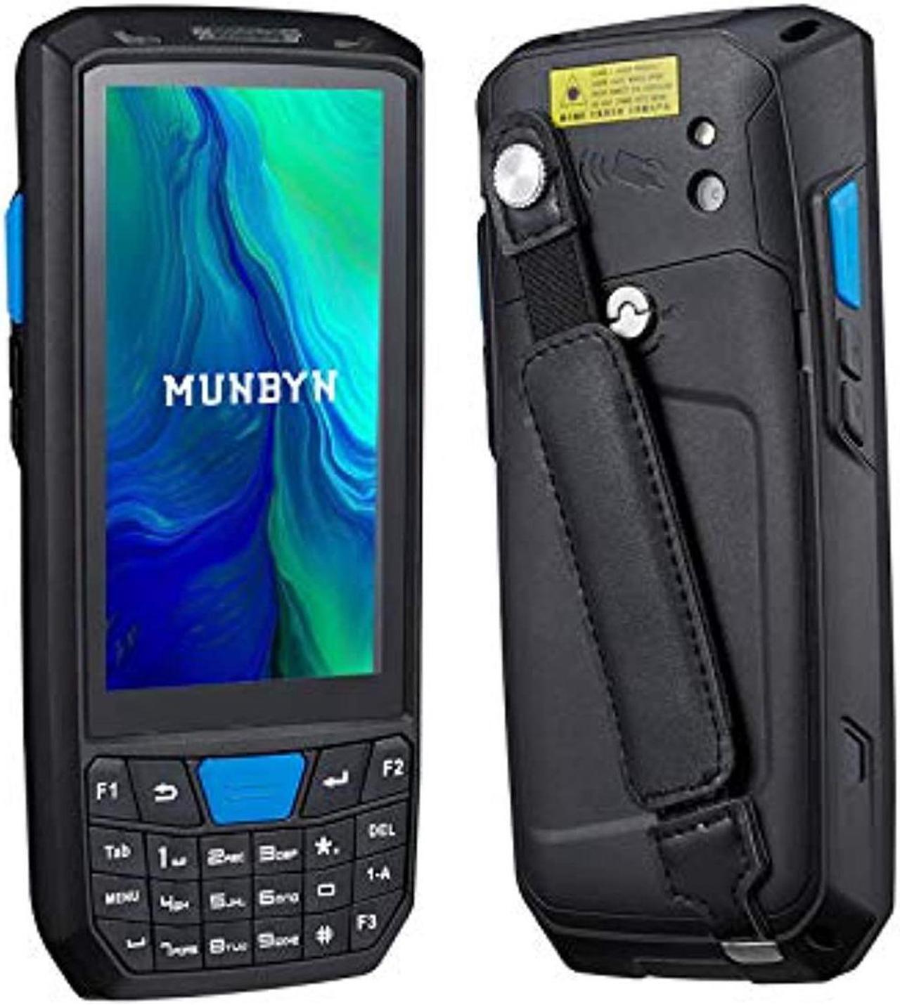 Main image of Android 9.0 Barcode Scanner MUNBYN Handheld Mobile Computer with Honeywell 1D Laser Scanner, Support Wireless Wi-Fi 4G LTE for Warehouse Delivery Retail Inventory Management System (MU-IPDA035-1DH-BK)
