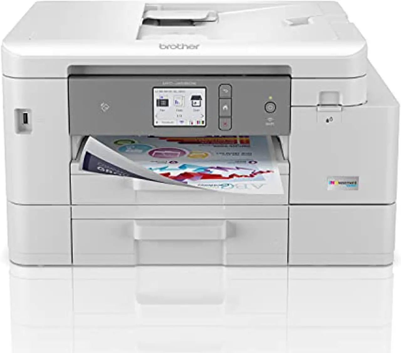 Main image of Brother MFC-J4535DW INKvestment Tank All-in-One Color Inkjet Printer with NFC, Duplex and Wireless Printing Plus Up to 1-Year of Ink in-Box (MFCJ4535DW)