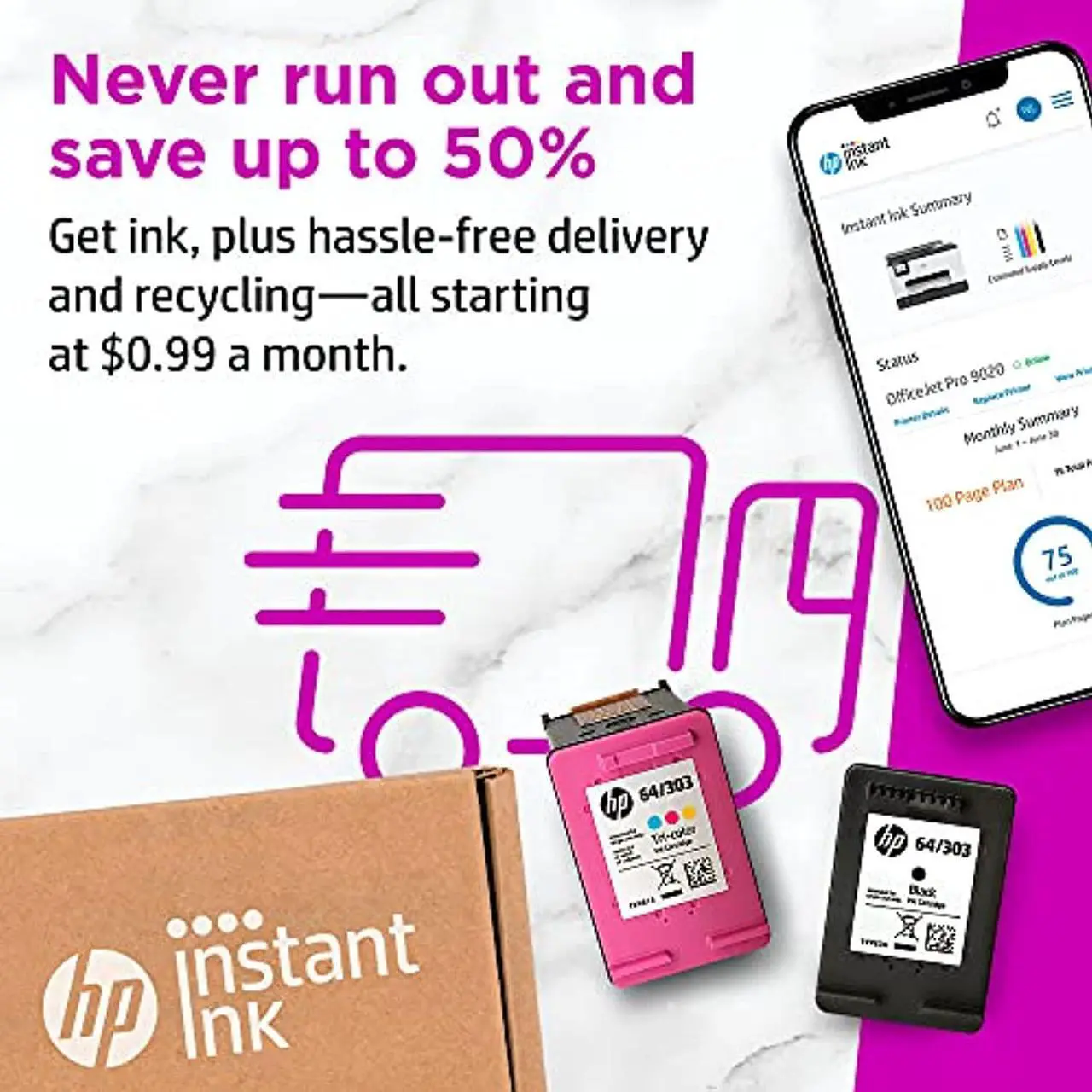 Alt view image 4 of 5 - HP DeskJet 3772 All-in-One Wireless Color Inkjet Printer, Scan and Copy, Instant Ink Ready, T8W88A (Renewed) (T8W88A)
