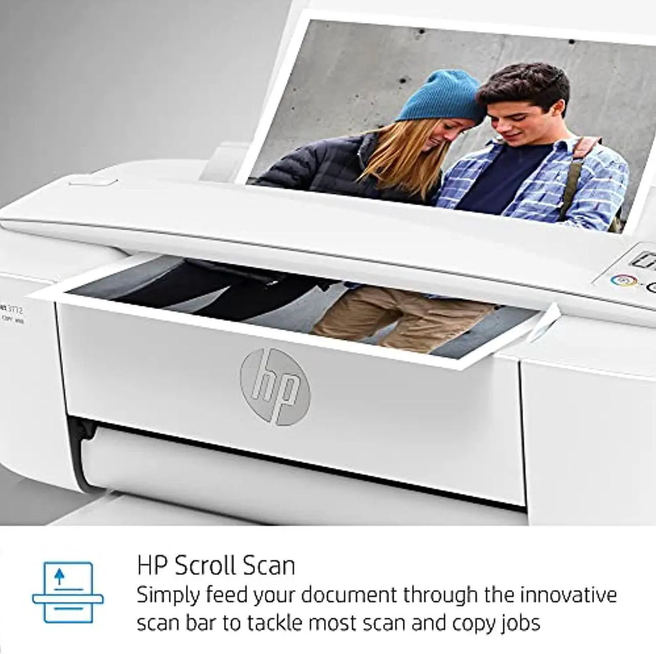 Alt view image 5 of 5 - HP DeskJet 3772 All-in-One Wireless Color Inkjet Printer, Scan and Copy, Instant Ink Ready, T8W88A (Renewed) (T8W88A)