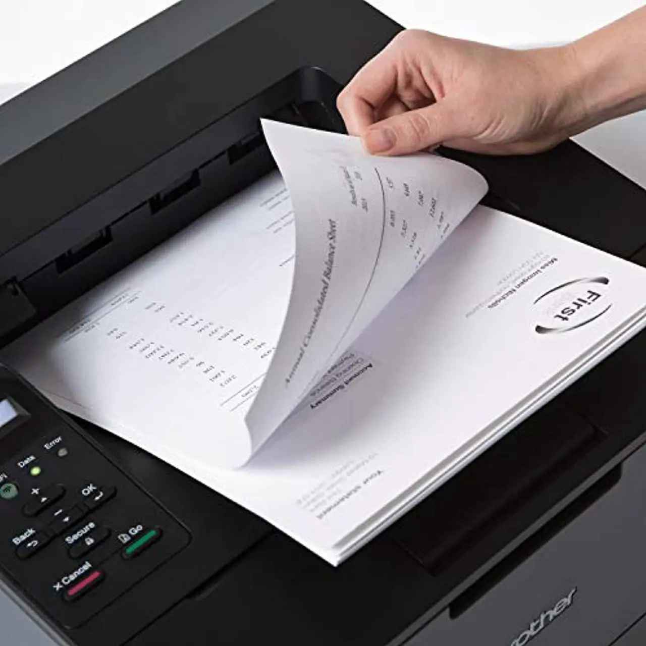 Alt view image 5 of 5 - Brother HL-L6200DW Wireless Monochrome Laser Printer with Duplex Printing ( Dash Replenishment Ready) (HLL6200dW)