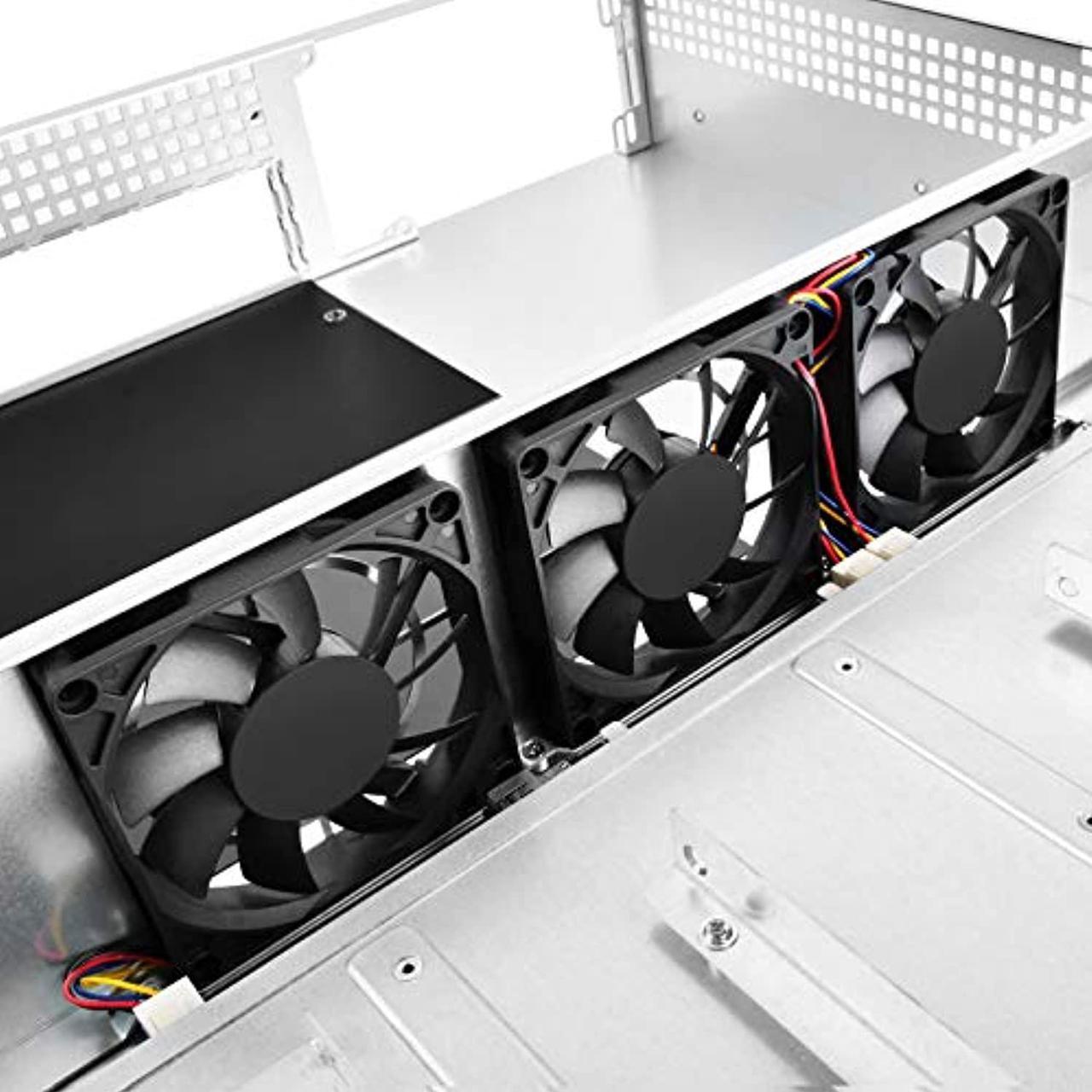 Alt view image 5 of 5 - SilverStone Technology 2U Rackmount Server Case with 8 X 3.5 Hot Swap Bays Micro-ATX Support RM21-308 (SST-RM21-308)