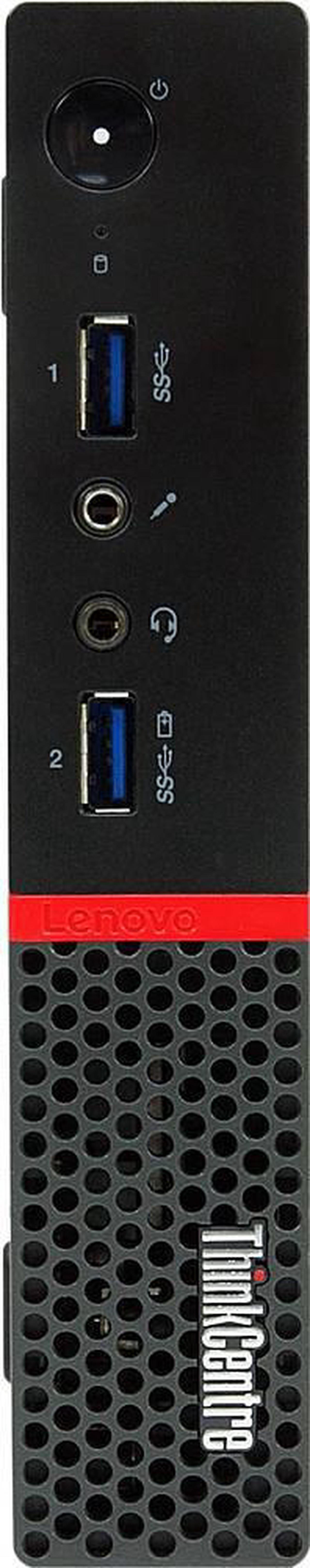 Lenovo - Renewed ThinkCentre M900 Tiny Desktop - Intel Core i5 - 8GB Memory - 240GB Solid State Drive - Black (M900-TINY)