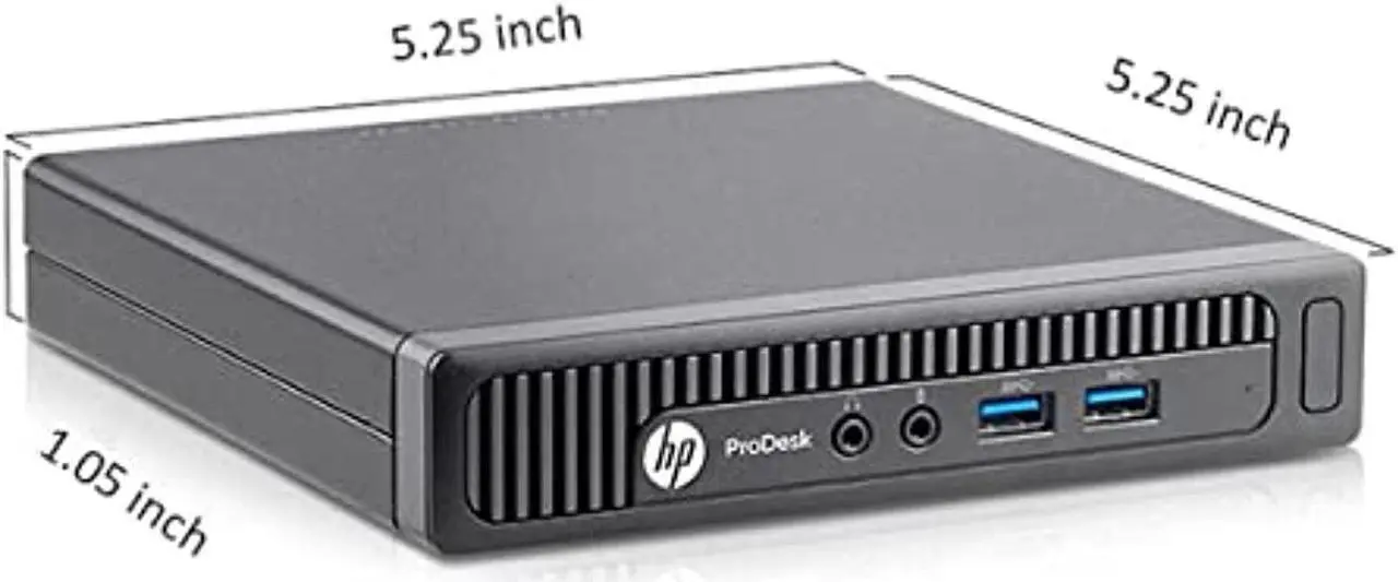 Alt view image 4 of 5 - HP Mini PC 800 G1 Elitedesk Micro Desktop Computers Renewed,Intel Quad Core i5 up to 3.0GHz, 8GB Ram 256GB SSD, WiFi, VGA, Keyboarb  and  Mouse Included, Windows 10 Pro (800G1Mini)