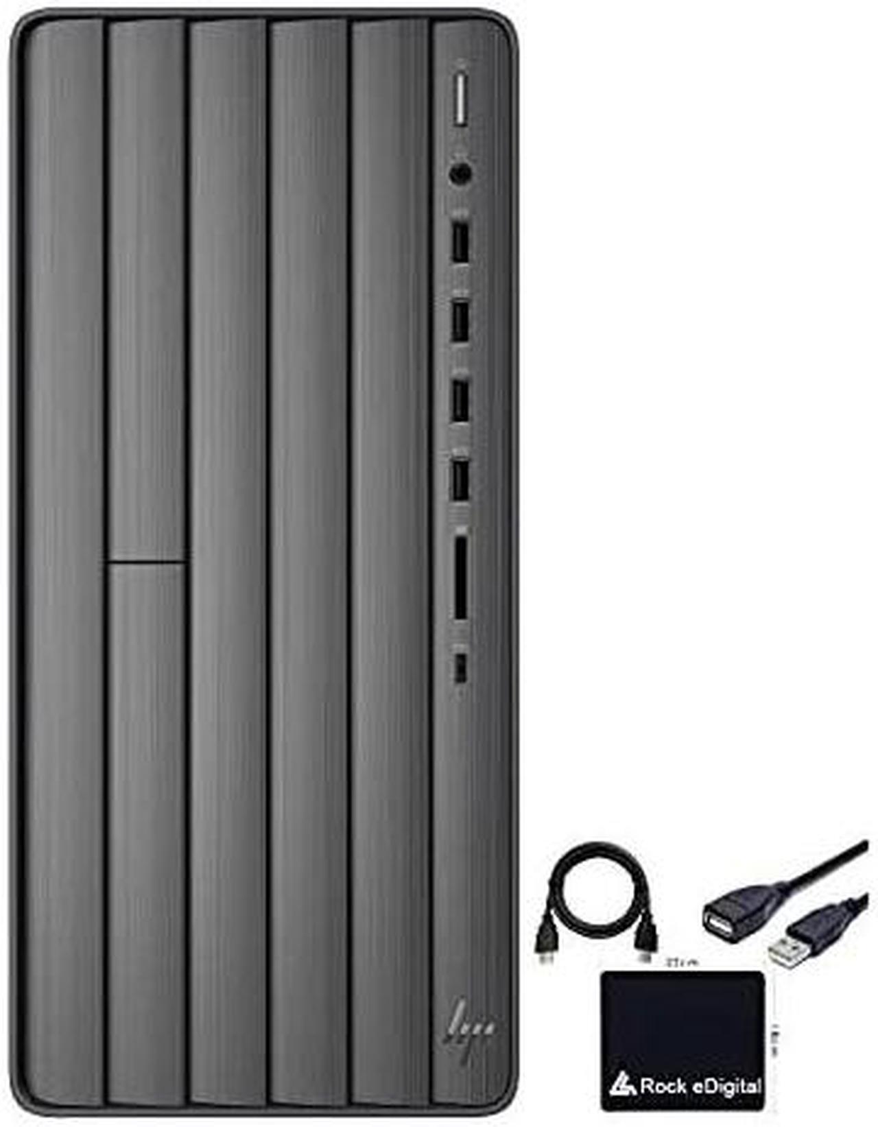 Main image of 2022 HP Envy Desktop Intel 10th Octa-Core i7-10700F 32GB RAM DDR4 512GB NVMe SSD 1TB HDD NVIDIA GeForce GTX 1650 Super Graphics DP HDMI DVI WiFi Bluetooth DVD Writer Windows 11 Pro w/RE Accessories