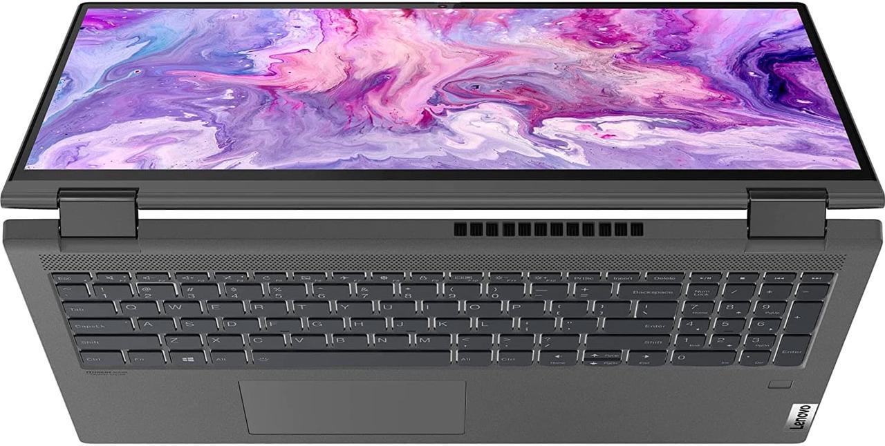 Alt view image 4 of 5 - 2022 Lenovo IdeaPad Flex 5 15.6" FHD 2-in-1 Touchscreen (Intel 4-Core i7-1165G7, 16GB RAM, 1TB PCIe SSD, Webcam, Active Stylus), Full HD IPS Convertible Laptop, Fingerprint, Backlit, Windows 11 Home