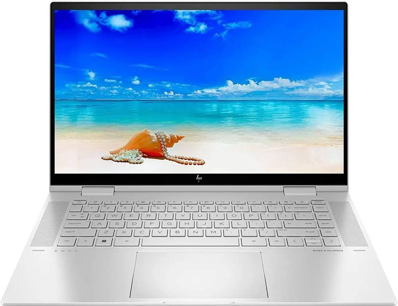 Alt view image 2 of 5 - 2022 HP Envy X360 2-in-1 15.6" FHD Touchscreen Laptop, Intel Evo Platform Core i7 1255U, 32GB RAM, 2TB PCIe SSD, Backlit Keyboard, Intel Iris Xe Graphics, Windows 11 Pro, Silver, 32GB USB Card
