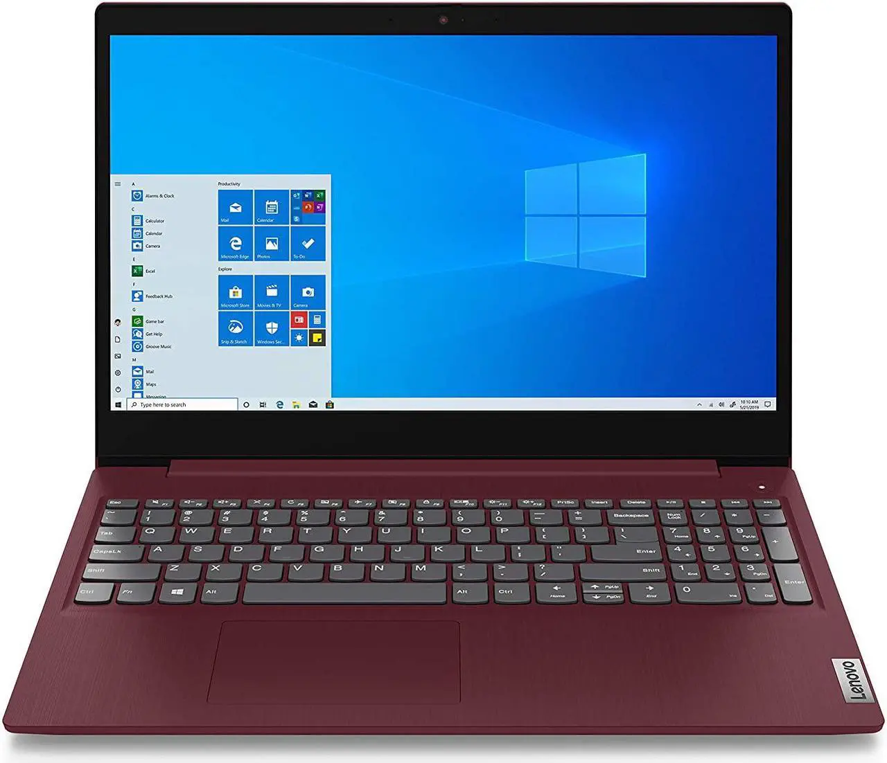 Main image of 2020 Lenovo IdeaPad 3 15.6" FHD LED Backlit Anti-Glare Display Laptop, Intel Core i5-1035G1 Quad-Core Processor, 8GB DDR4 RAM, 256GB SSD, HDMI, Webcam, 802.11AC, Bluetooth, Windows 10, Ch (81WE00L5US)