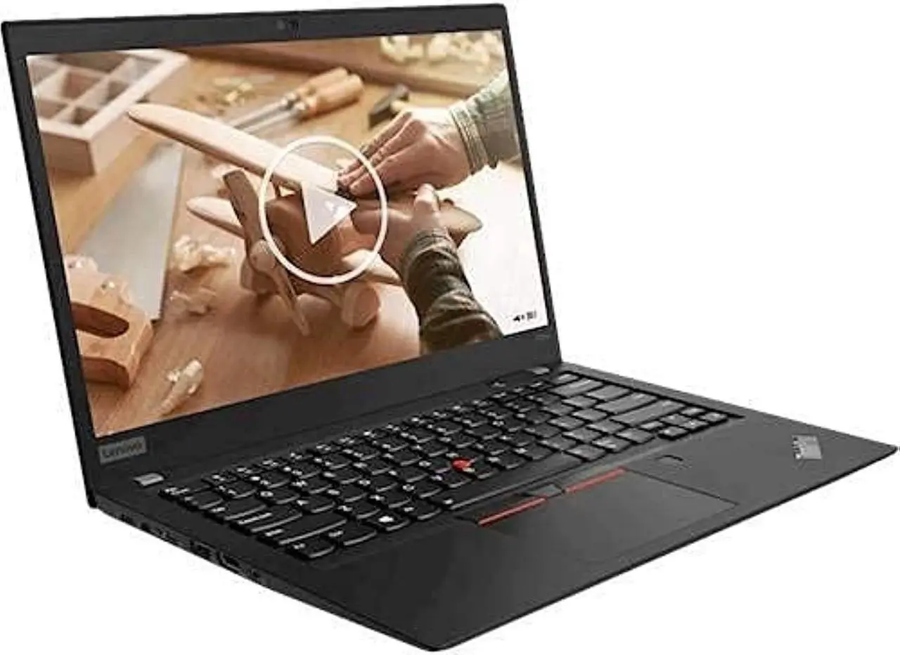 Alt view image 2 of 5 - Lenovo ThinkPad T490s Laptop, Intel Core i5-8365U, 8GB RAM, 256GB SSD, Windows 10 Pro 64-bit (20NX003AUS) (Renewed) (20NX003AUS-cr)