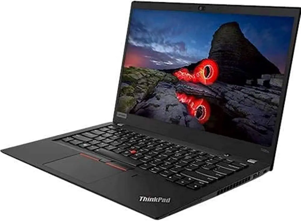 Alt view image 3 of 5 - Lenovo ThinkPad T490s Laptop, Intel Core i5-8365U, 8GB RAM, 256GB SSD, Windows 10 Pro 64-bit (20NX003AUS) (Renewed) (20NX003AUS-cr)