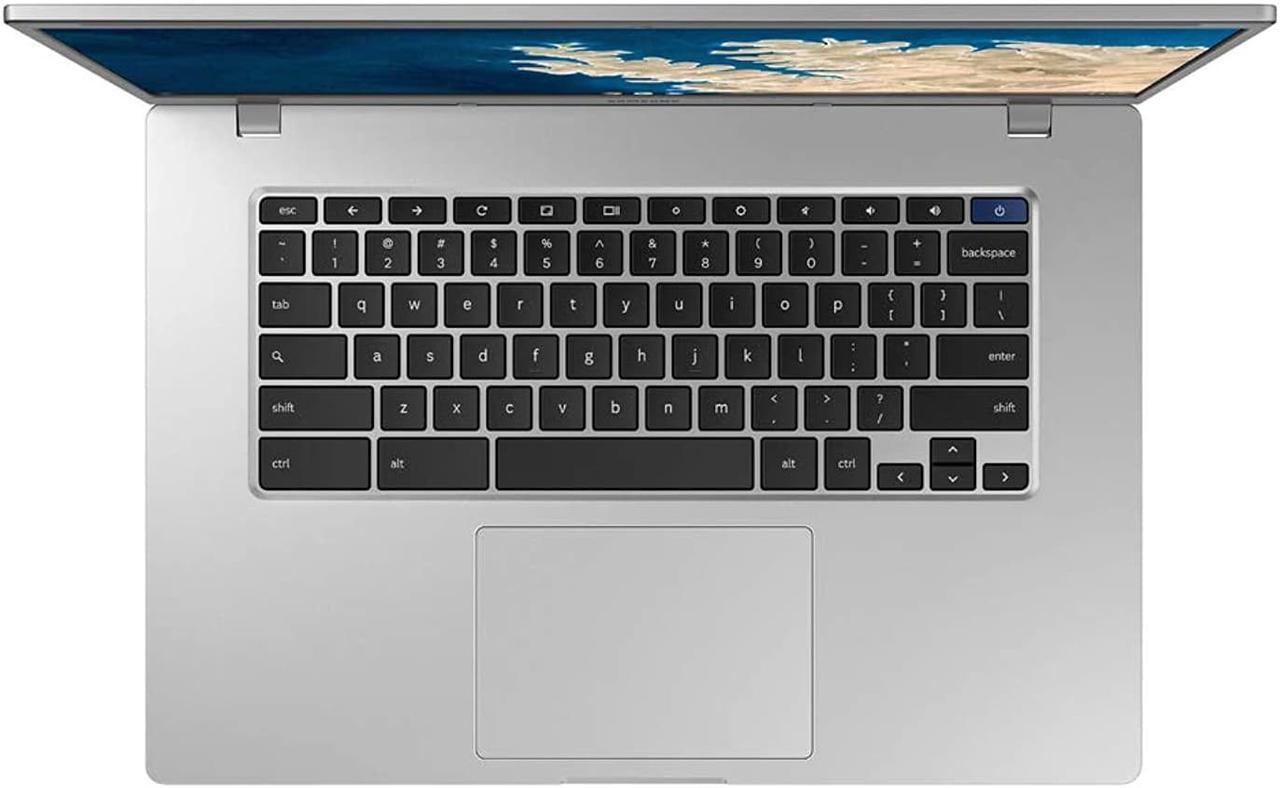 Alt view image 7 of 7 - SAMSUNG Chromebook 4 + Chrome OS 15.6" Full HD Intel Celeron Processor N4000 4GB RAM 64GB eMMC Gigabit Wi-Fi -XE350XBA-K02US (XE350XBA-K02US)