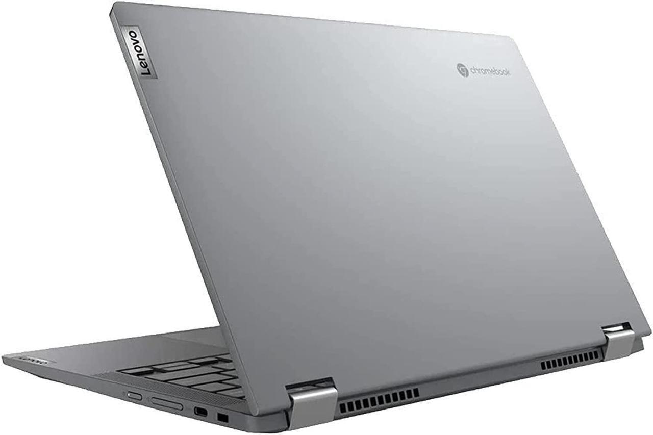 Alt view image 4 of 5 - Lenovo 2022 Flex 5 13.3" FHD IPS Touchscreen 2-in-1 Chromebook Laptop 10th Gen 2-Core Intel i3-10110U 4GB DDR4 64GB NVMe SSD UHD Graphics USB-C Wi-Fi 6 Backlit Keyboard w/ RE 32GB USB Dri (82B80006UX)