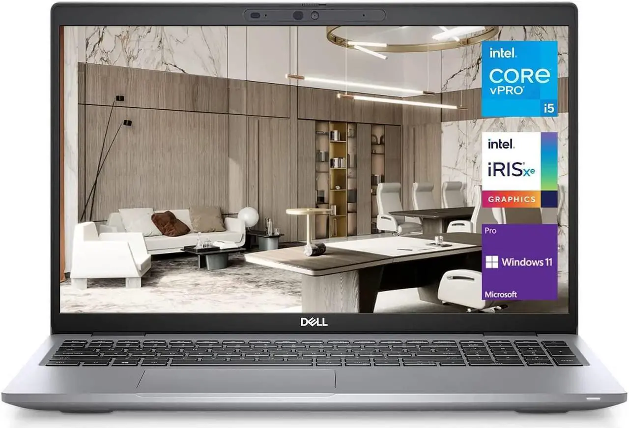 Main image of Dell Latitude 5520 Business Laptop, 15.6" FHD Display, Intel Core i5-1145G7 vPRO, 16GB RAM, 1TB SSD, IR Camera, HDMI, Backlit Keyboard, Wi-Fi 6, RJ-45, Thunderbolt 4, Windows 11 Pro