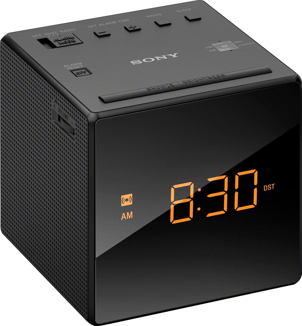 Main image of Sony - ICF-C1 Radio Alarm Clock - Black (ICFC1BLACK)