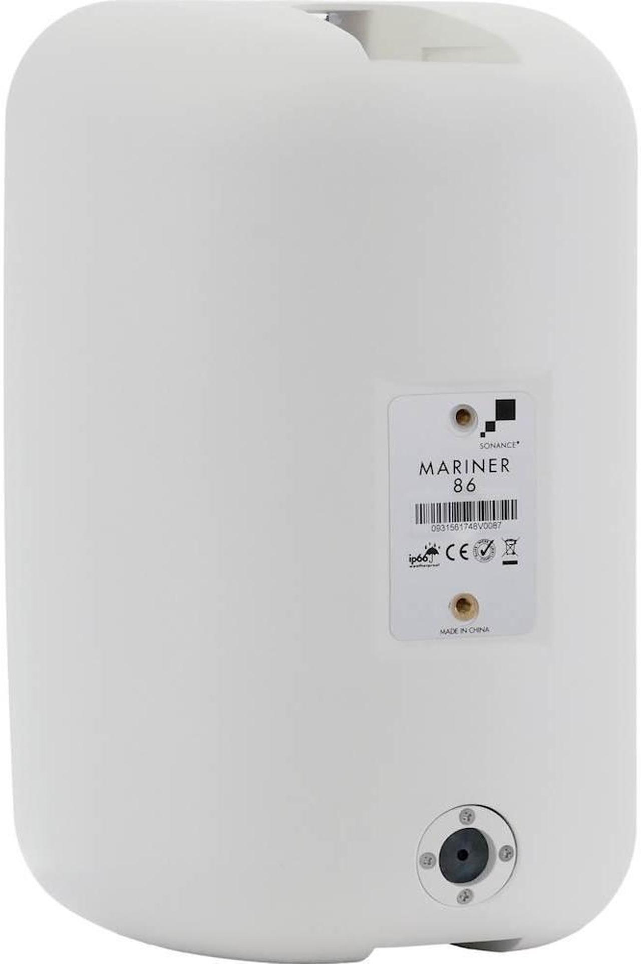 Alt view image 3 of 4 - Sonance - MARINER 86 - Mariner 8" 2-Way Outdoor Surface Mount Speakers (Pair) - White (MARINER86WHI)