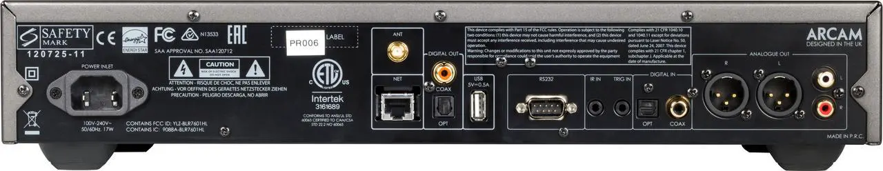 Alt view image 2 of 3 - Arcam - CDS50 CD/SACD Player/Network Streamer - Gray (ARC-CDS50-US)
