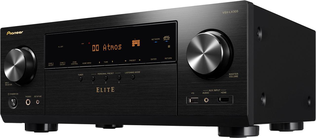 Alt view image 2 of 4 - Pioneer Elite - VSX-LX305 9.2 Channel Network AV Receiver - Black (VSXLX305)
